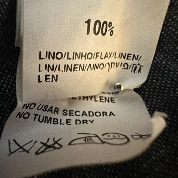 Zara Women Summer Linen Dress, Size 6 - Picture 4 of 5